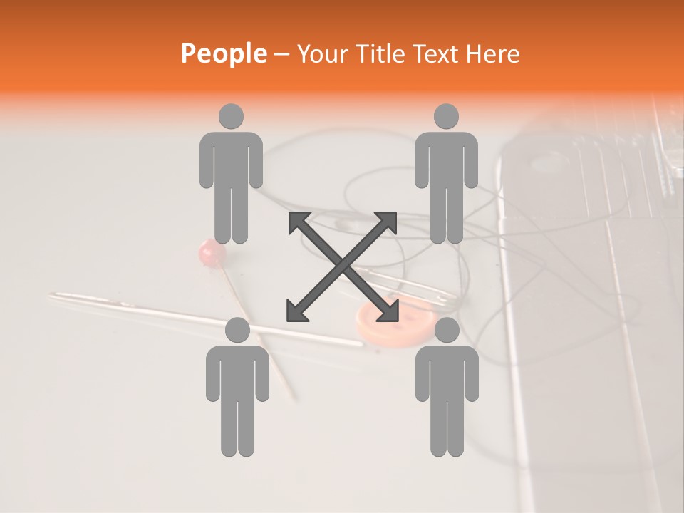 Fabric Sewing Textile PowerPoint Template