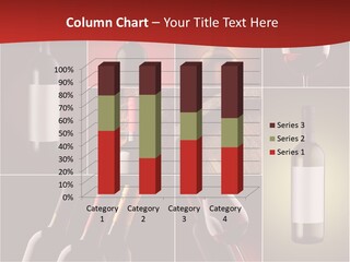 Wineglass Wood Bottle PowerPoint Template