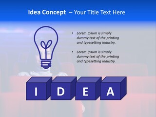 Dream Young Projector PowerPoint Template