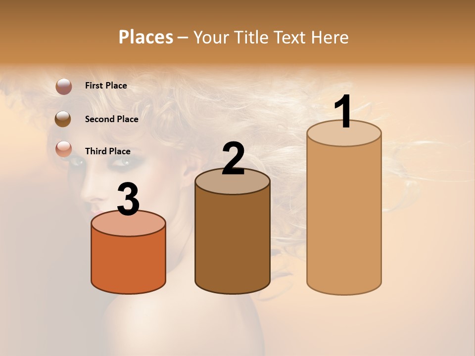 Portrait Motion Caucasian PowerPoint Template