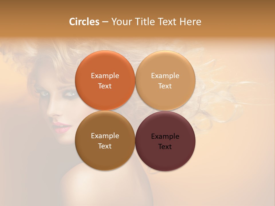 Portrait Motion Caucasian PowerPoint Template