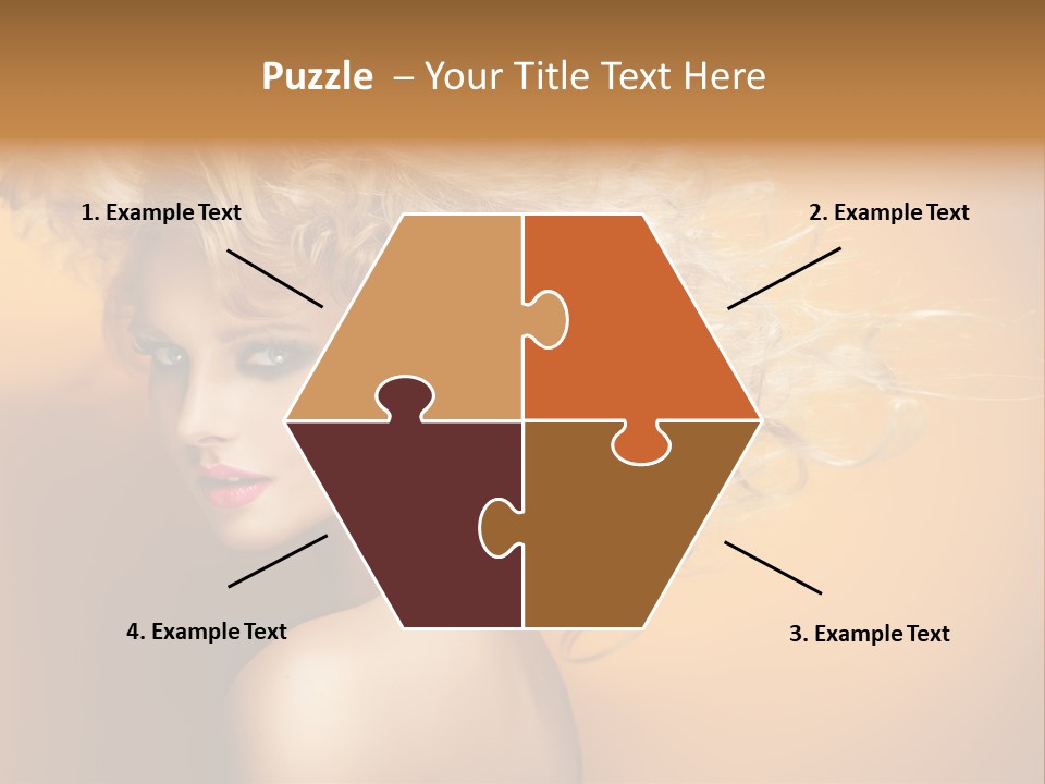 Portrait Motion Caucasian PowerPoint Template