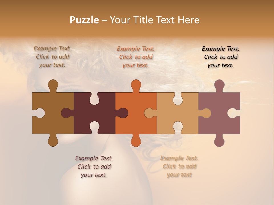 Portrait Motion Caucasian PowerPoint Template