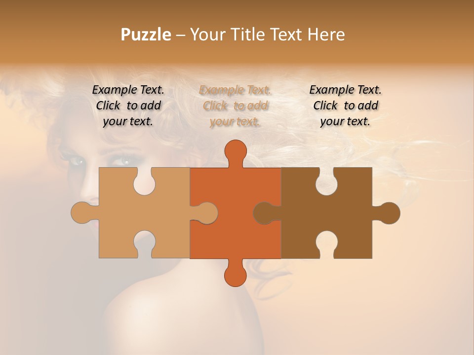 Portrait Motion Caucasian PowerPoint Template