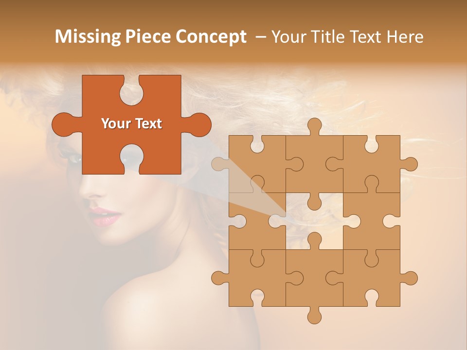 Portrait Motion Caucasian PowerPoint Template