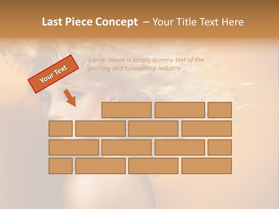 Portrait Motion Caucasian PowerPoint Template