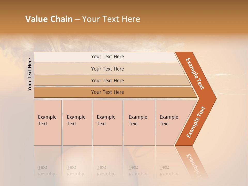 Portrait Motion Caucasian PowerPoint Template
