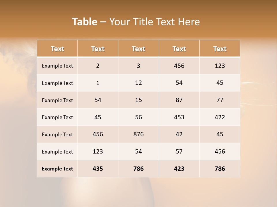 Portrait Motion Caucasian PowerPoint Template