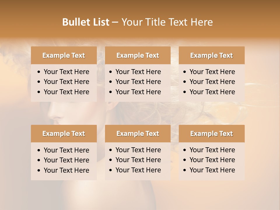 Portrait Motion Caucasian PowerPoint Template