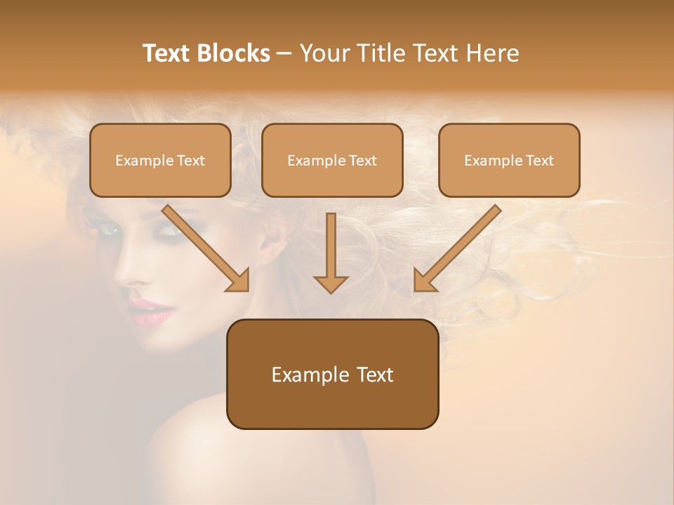 Portrait Motion Caucasian PowerPoint Template