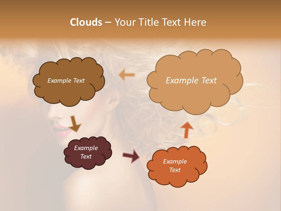 Portrait Motion Caucasian PowerPoint Template