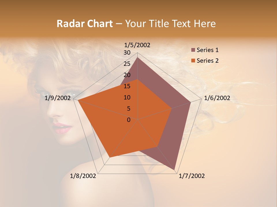 Portrait Motion Caucasian PowerPoint Template