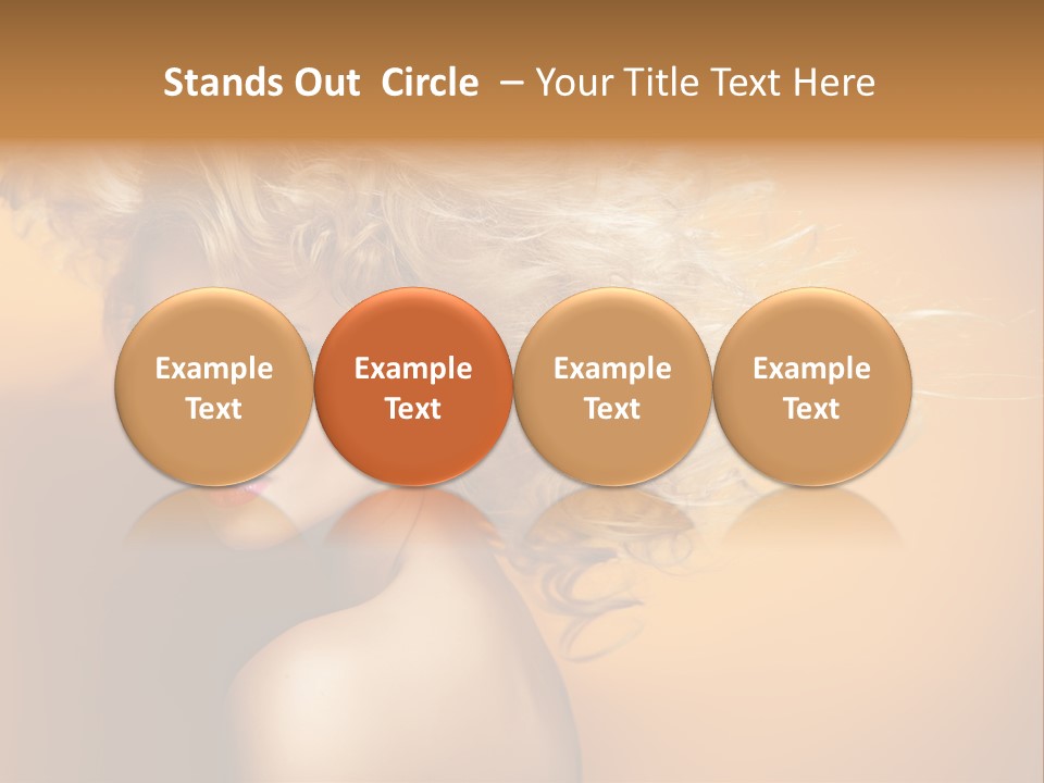 Portrait Motion Caucasian PowerPoint Template