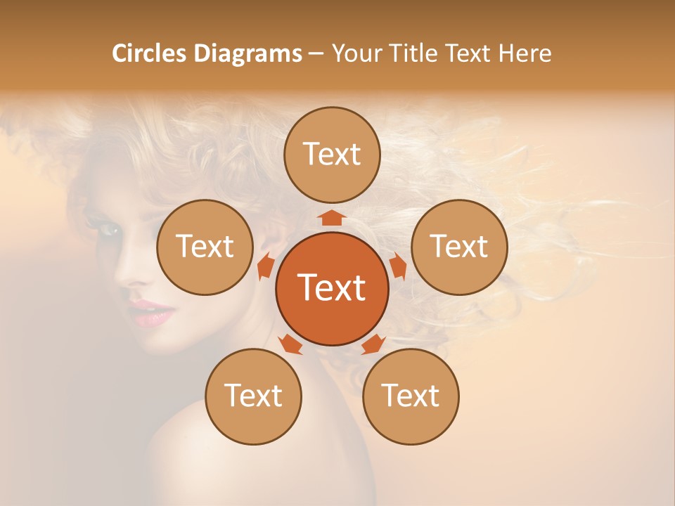 Portrait Motion Caucasian PowerPoint Template