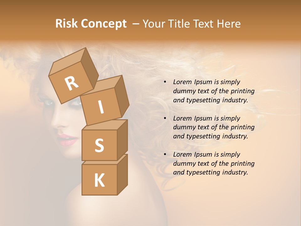 Portrait Motion Caucasian PowerPoint Template