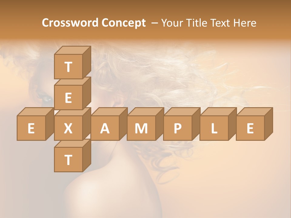 Portrait Motion Caucasian PowerPoint Template