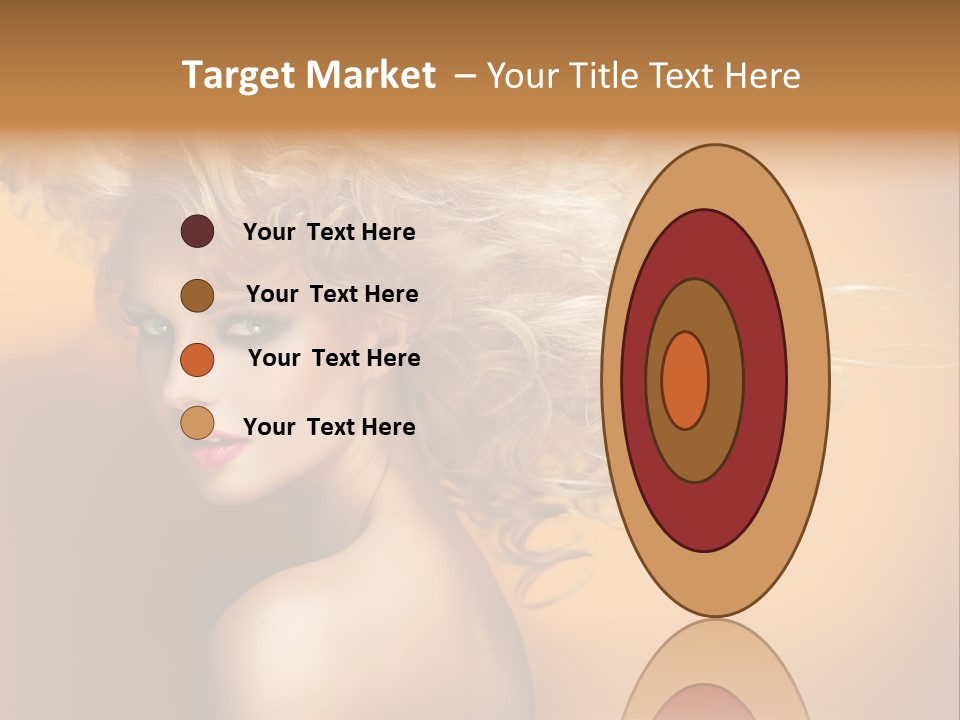 Portrait Motion Caucasian PowerPoint Template