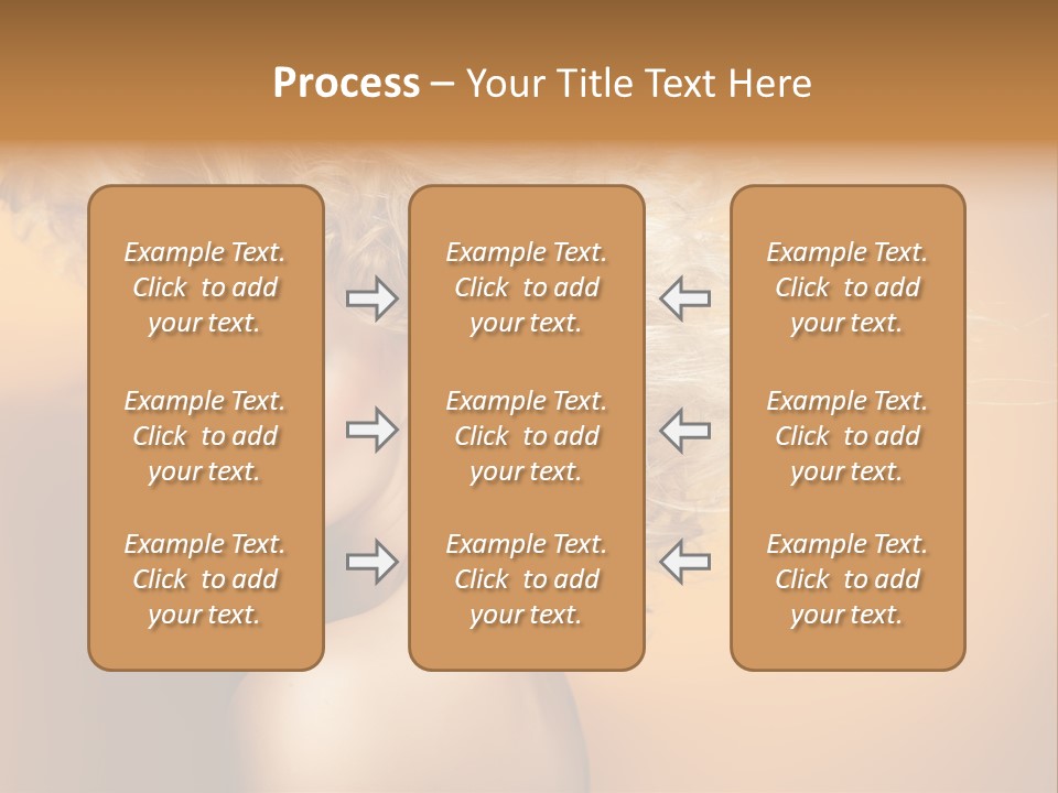 Portrait Motion Caucasian PowerPoint Template