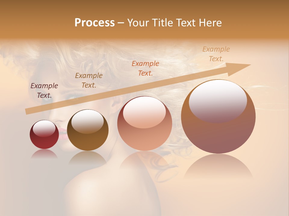 Portrait Motion Caucasian PowerPoint Template