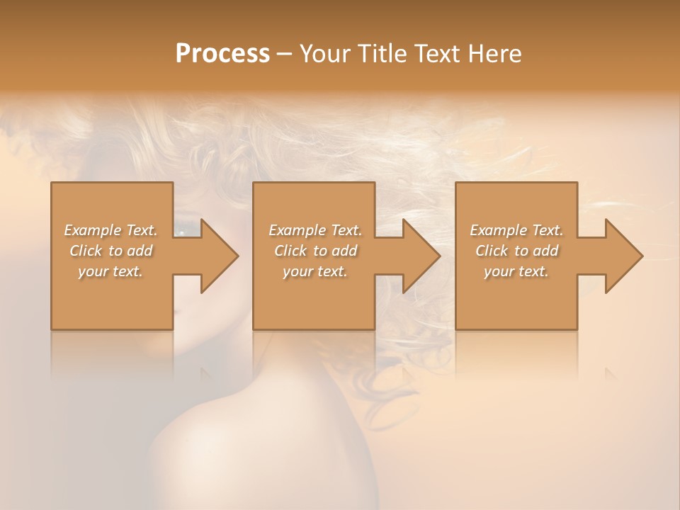 Portrait Motion Caucasian PowerPoint Template