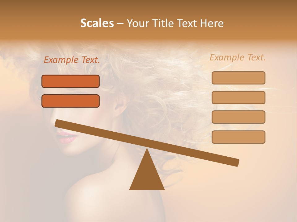 Portrait Motion Caucasian PowerPoint Template