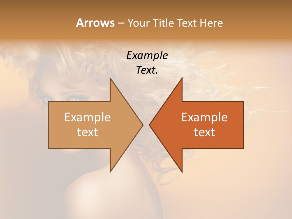 Portrait Motion Caucasian PowerPoint Template