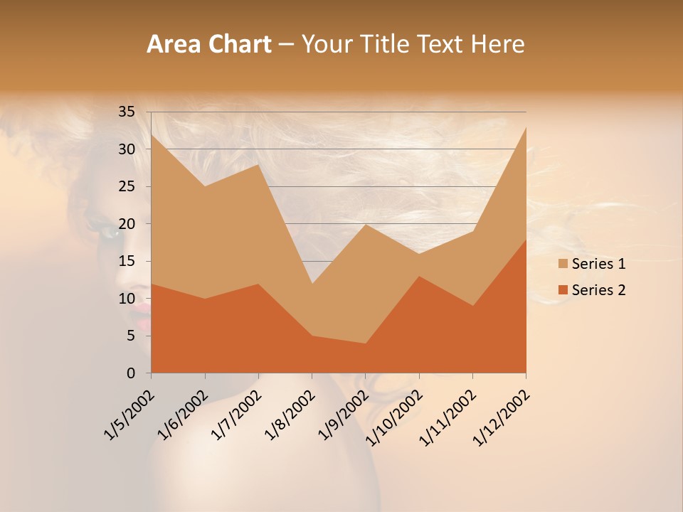Portrait Motion Caucasian PowerPoint Template