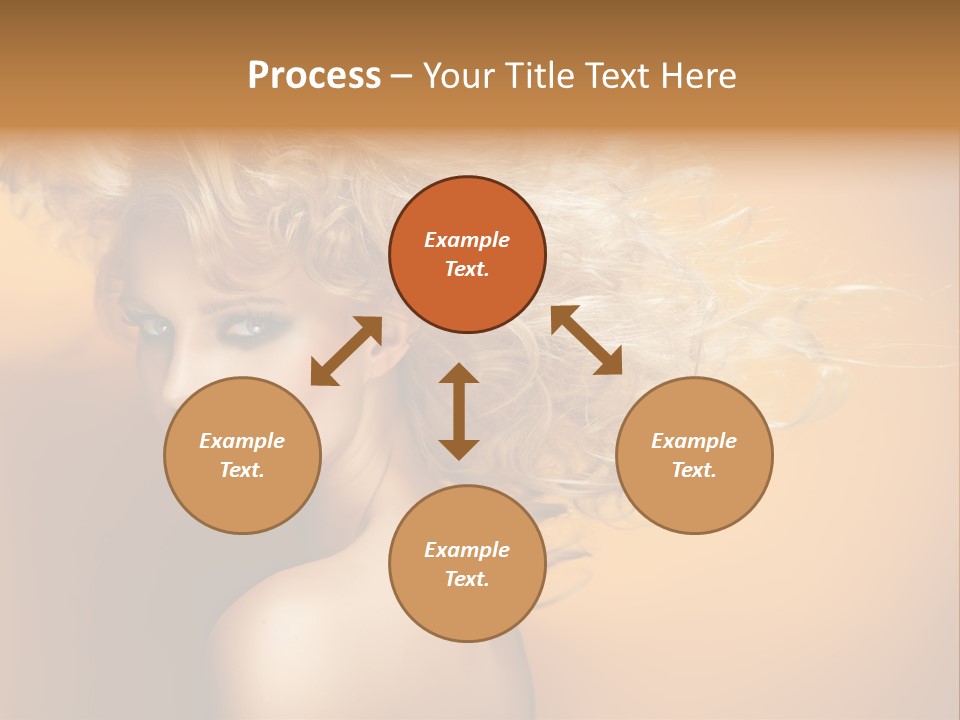 Portrait Motion Caucasian PowerPoint Template