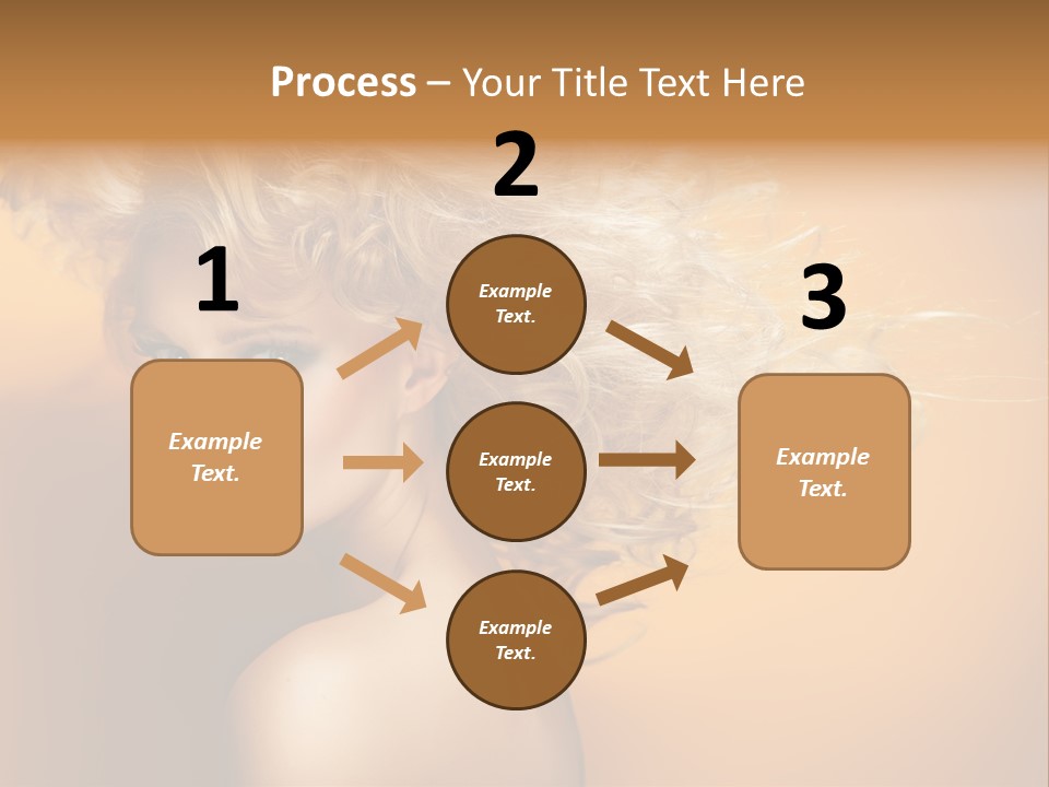 Portrait Motion Caucasian PowerPoint Template