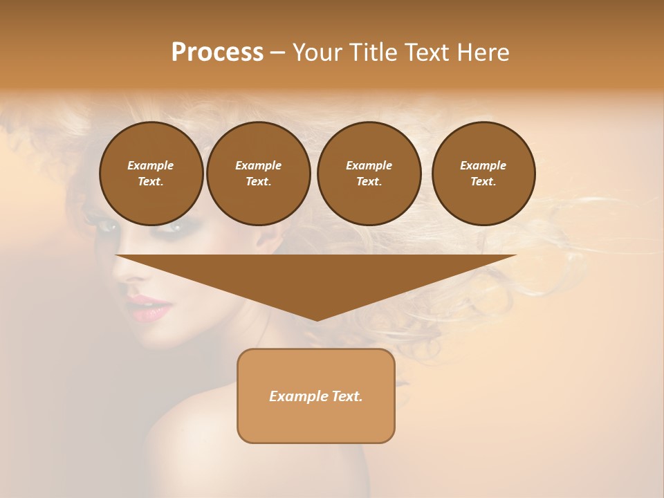 Portrait Motion Caucasian PowerPoint Template
