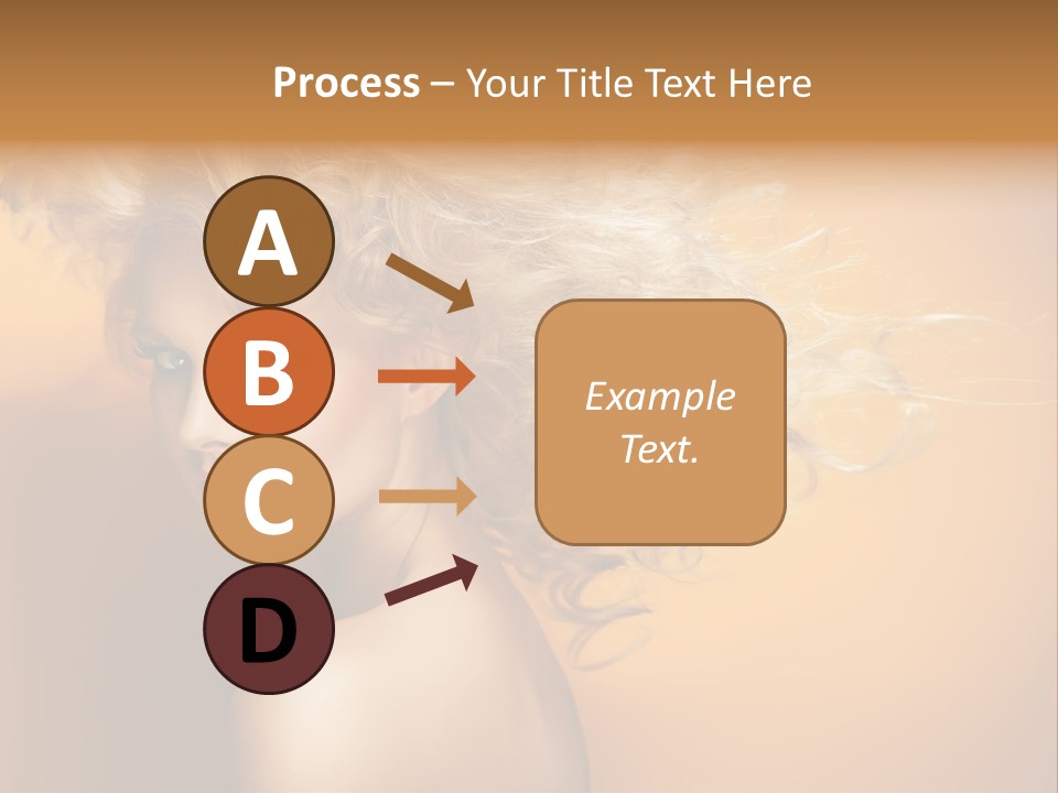 Portrait Motion Caucasian PowerPoint Template