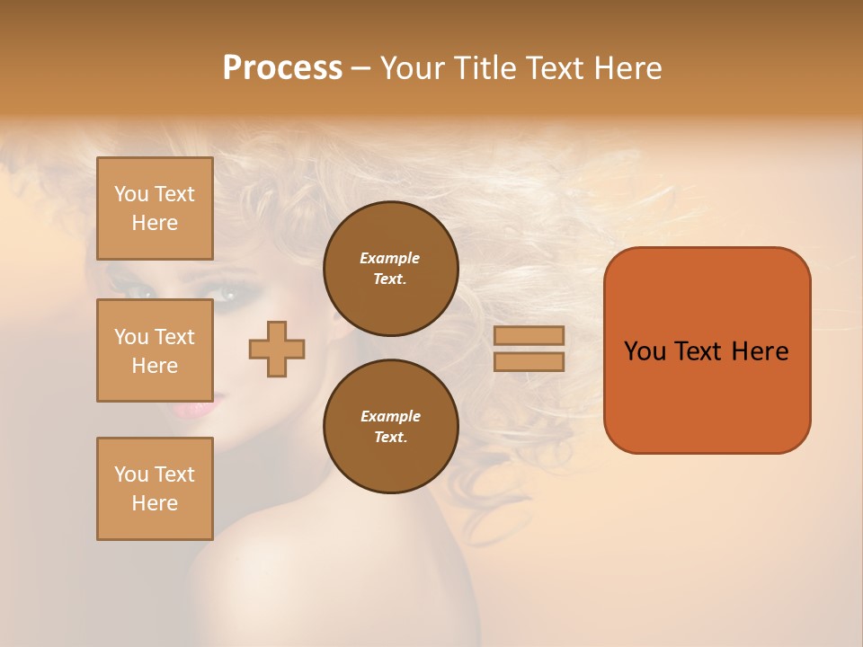 Portrait Motion Caucasian PowerPoint Template
