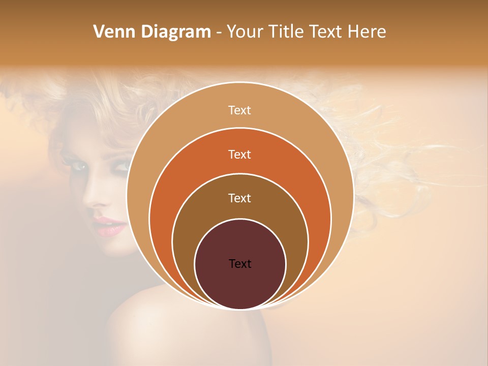 Portrait Motion Caucasian PowerPoint Template