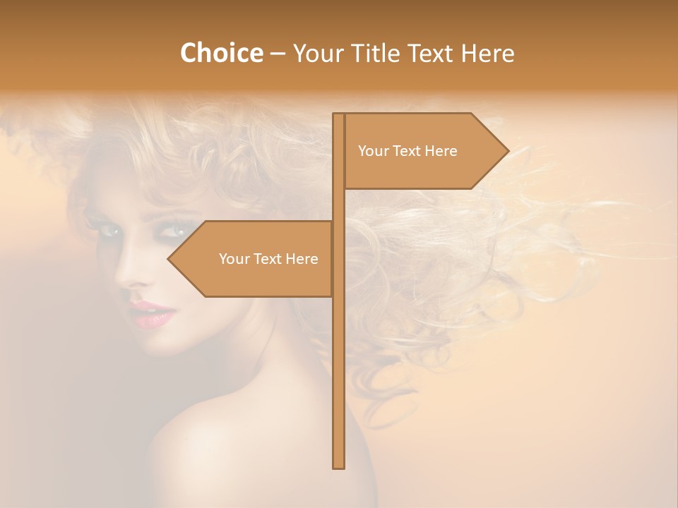 Portrait Motion Caucasian PowerPoint Template