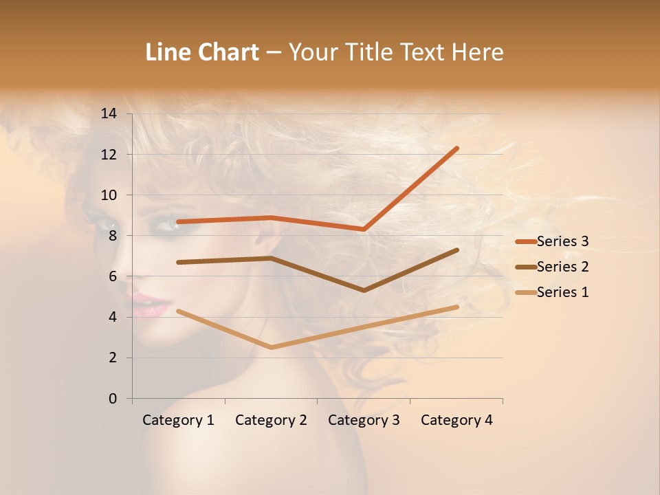 Portrait Motion Caucasian PowerPoint Template