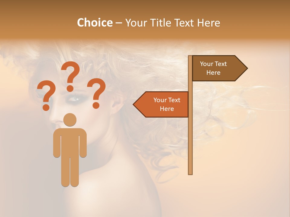 Portrait Motion Caucasian PowerPoint Template