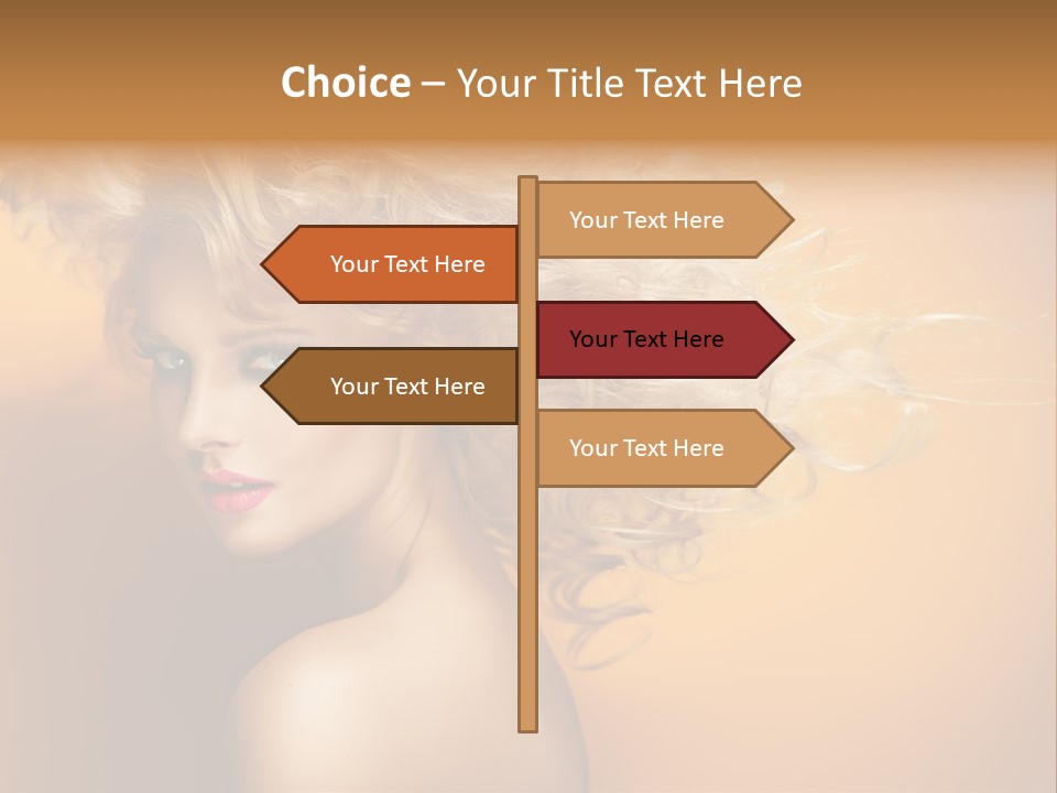Portrait Motion Caucasian PowerPoint Template