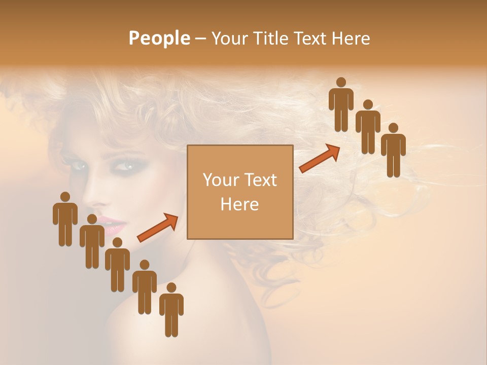 Portrait Motion Caucasian PowerPoint Template