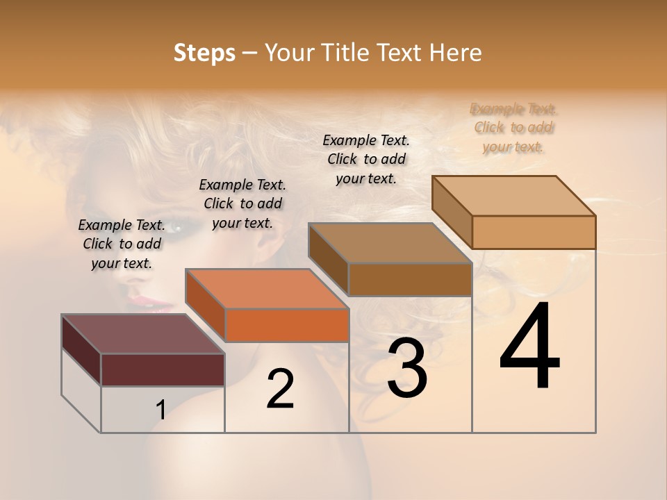 Portrait Motion Caucasian PowerPoint Template