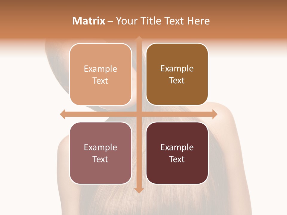 Girl Salon Hair PowerPoint Template