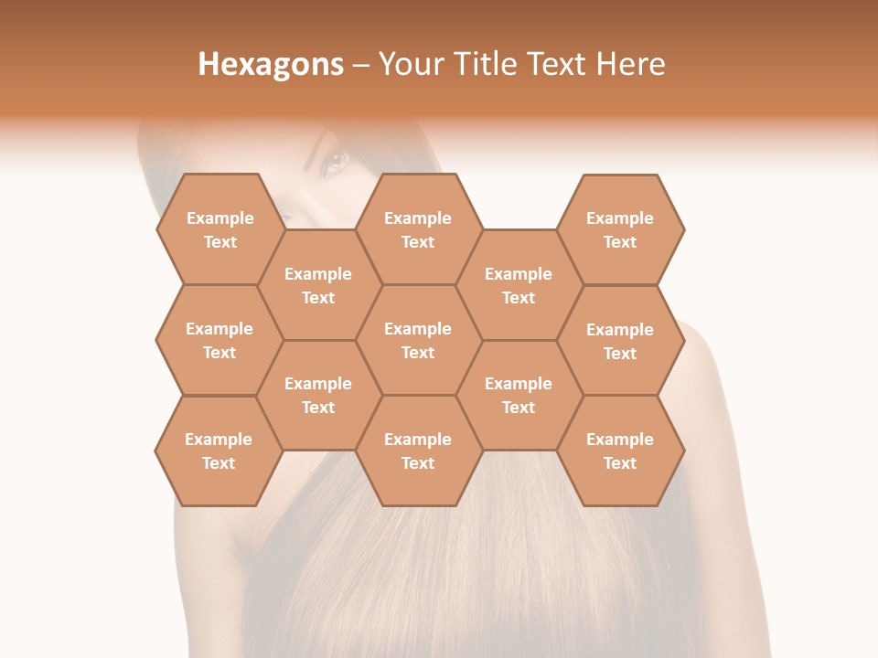 Girl Salon Hair PowerPoint Template