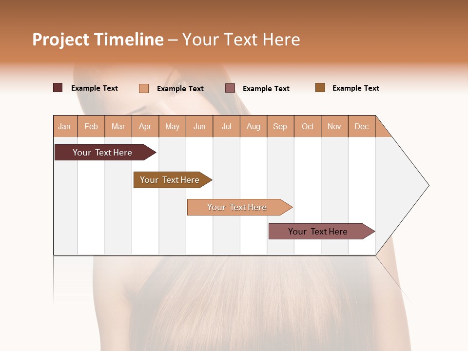 Girl Salon Hair PowerPoint Template