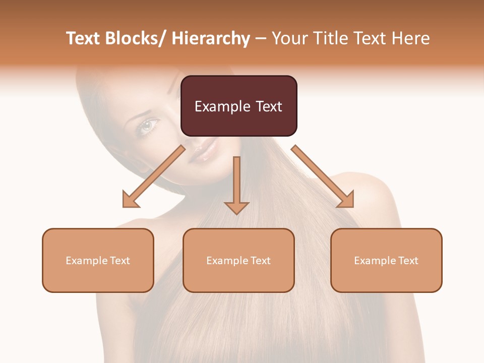 Girl Salon Hair PowerPoint Template