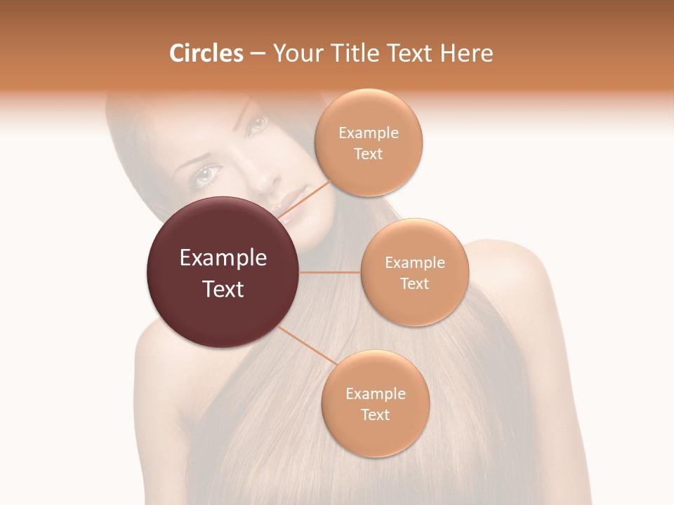 Girl Salon Hair PowerPoint Template