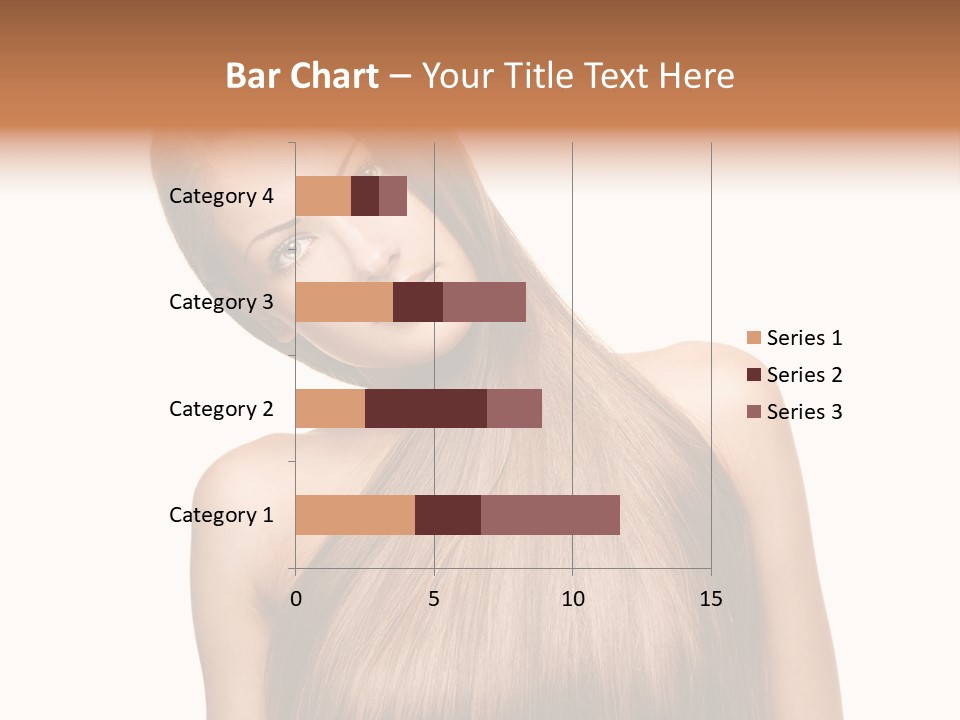 Girl Salon Hair PowerPoint Template