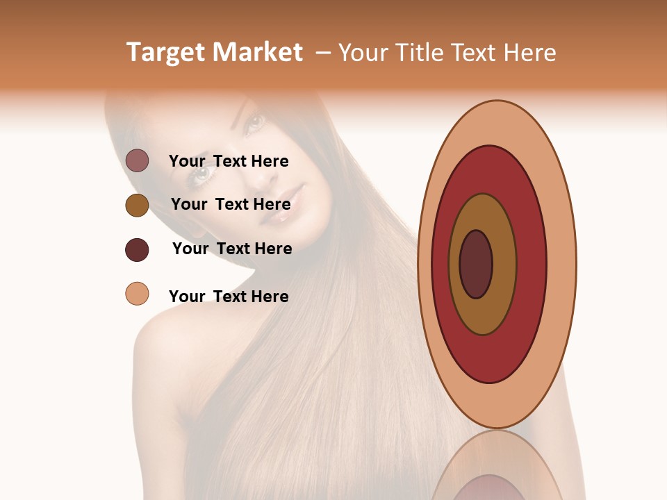 Girl Salon Hair PowerPoint Template