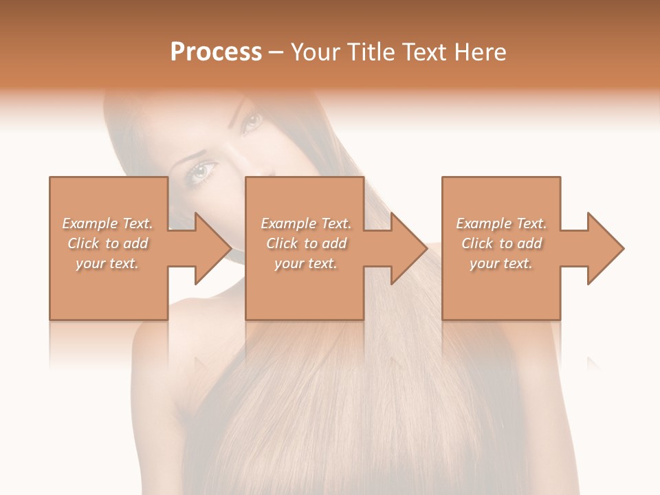 Girl Salon Hair PowerPoint Template