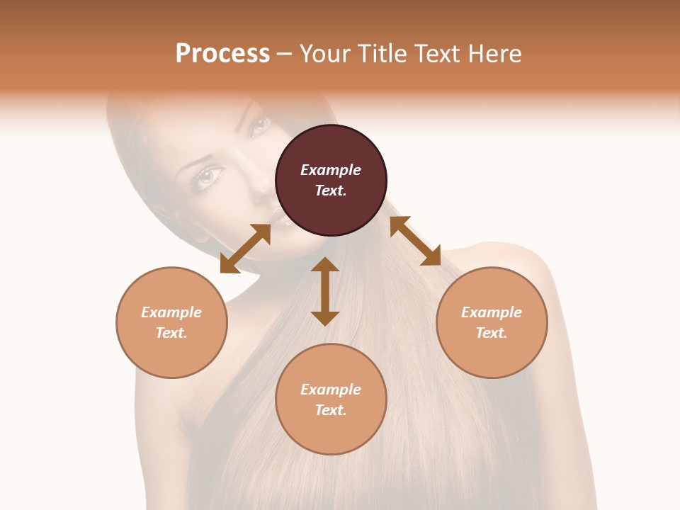 Girl Salon Hair PowerPoint Template