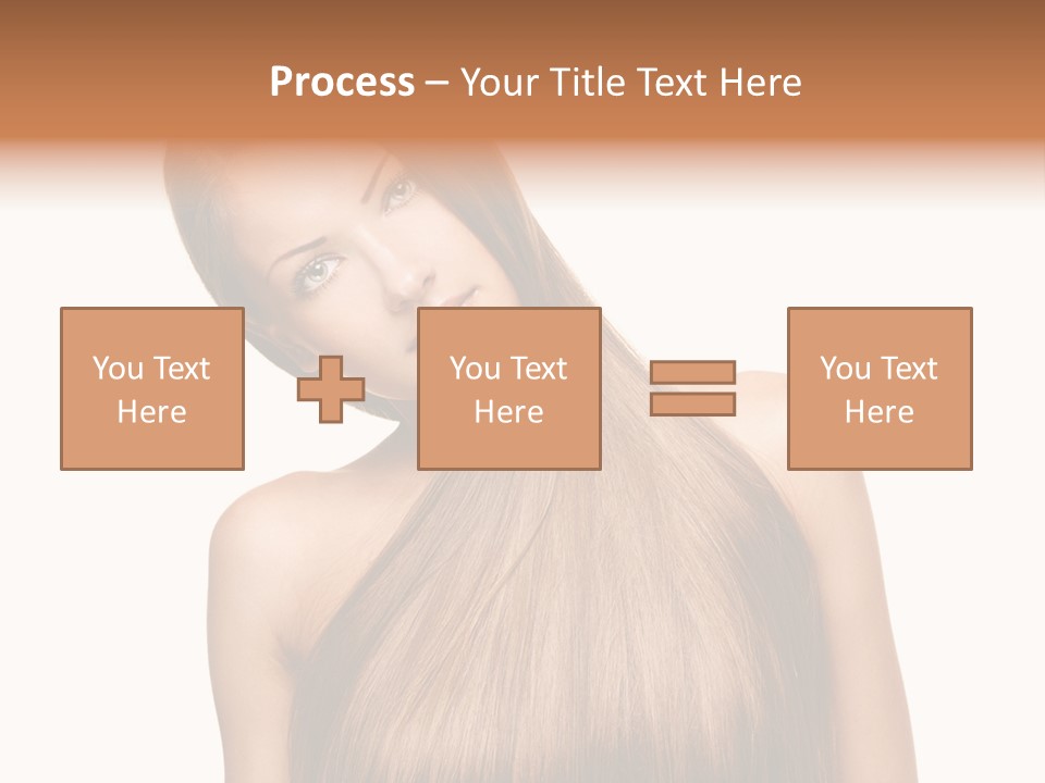 Girl Salon Hair PowerPoint Template