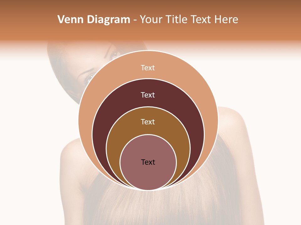 Girl Salon Hair PowerPoint Template